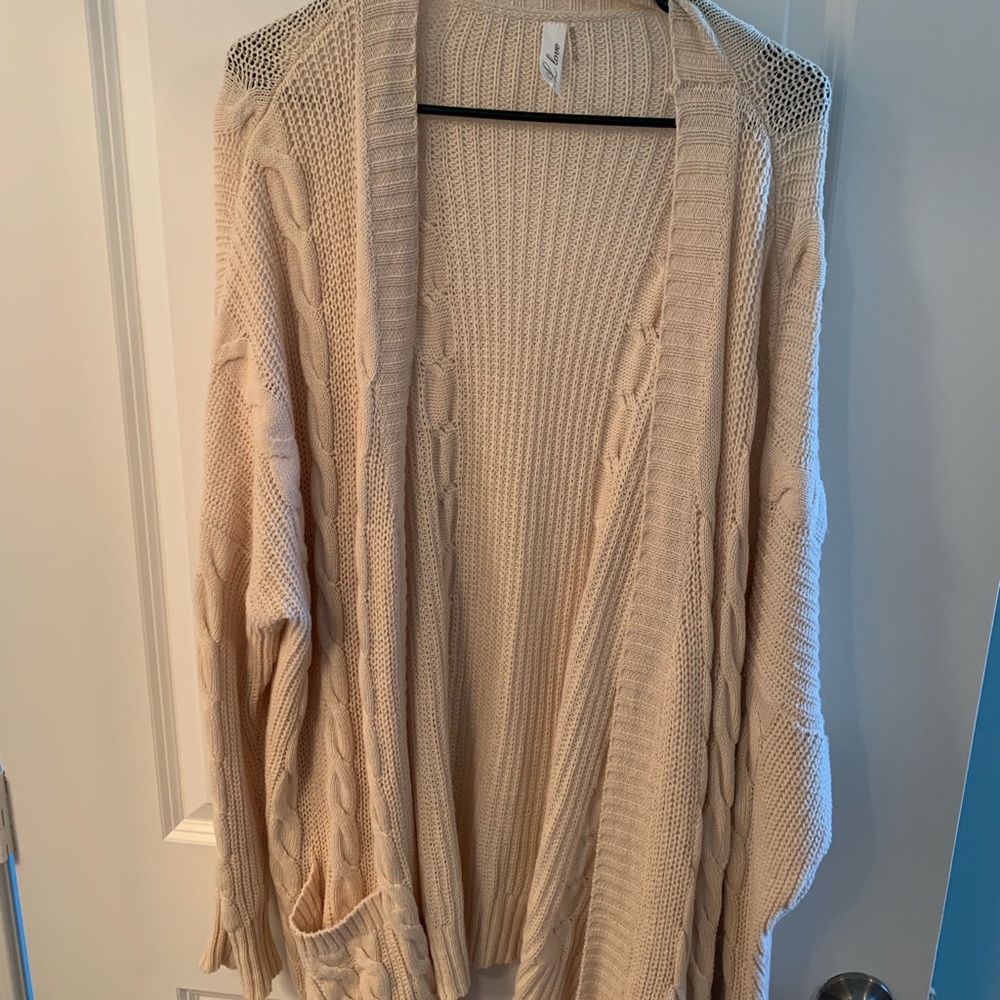 Beige cardigan